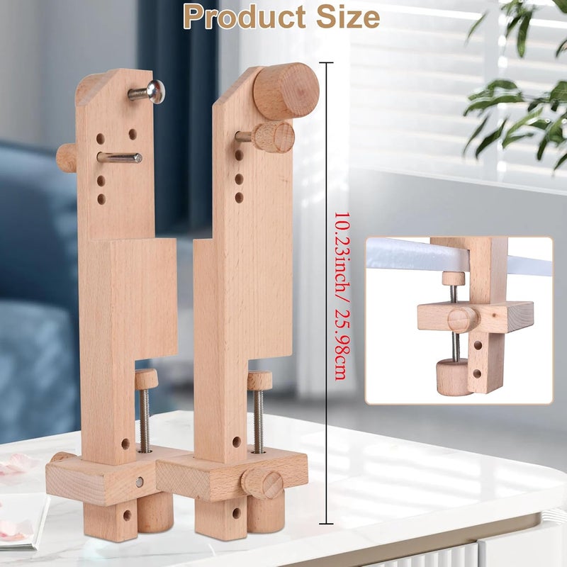 GuoFa Cross Stitch Accessories, Embroidery Accessories, Fixable Desktop Cross Stitch Scroll Frame, Quilting Frames, Stitching Frame for Sewing, Cross Stitch, Needlepoint Holder Accessories - Image 2